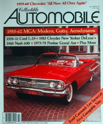 COLLECTIBLE AUTOMOBILE 1988 APR - CORD L-29, 59-60 CHEV*